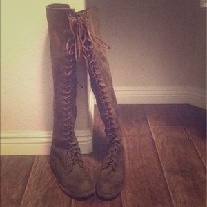 Jeffrey Campbell Meds Boots in Brown